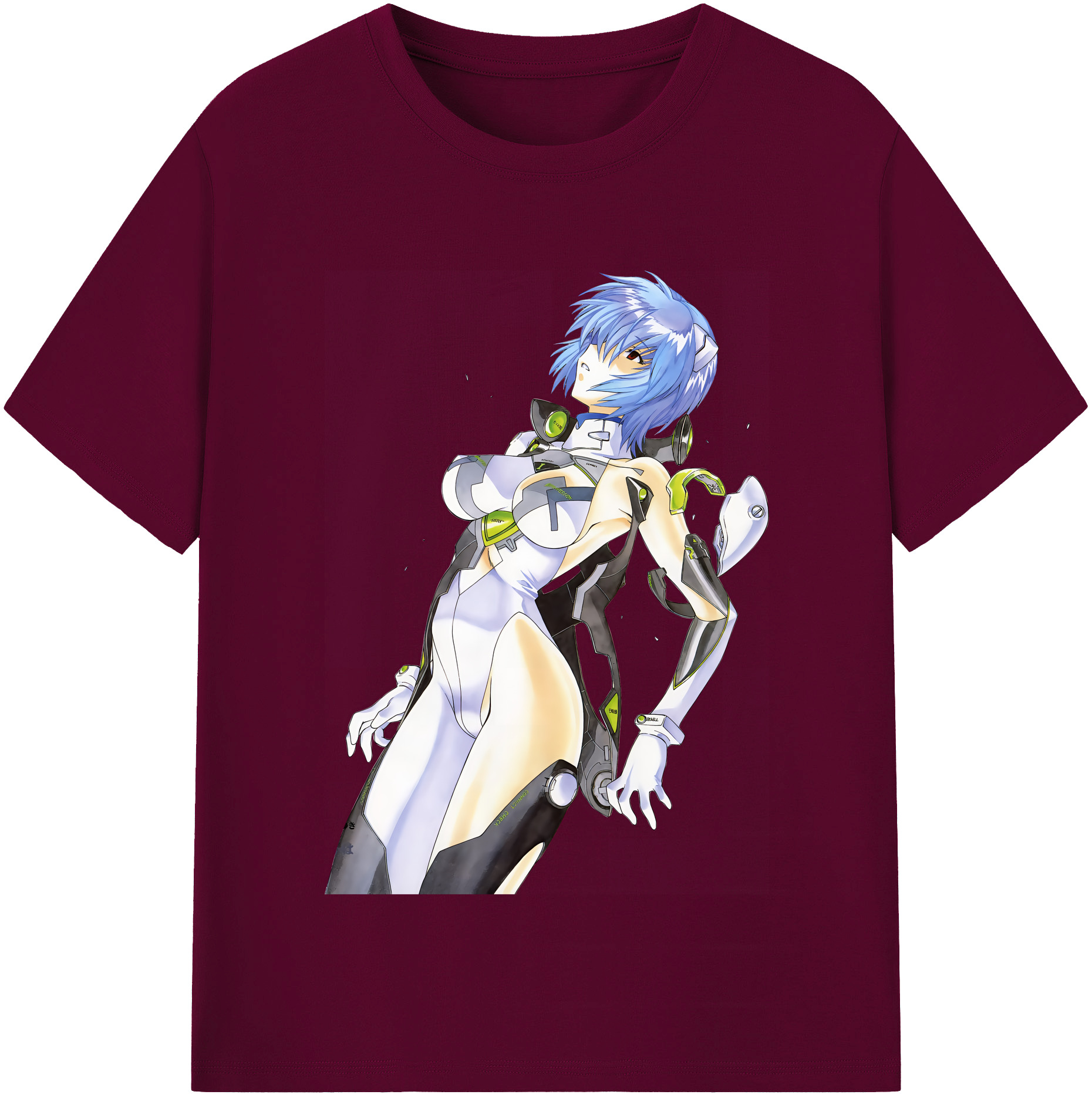 （画像用） EVA 新世紀エヴァンゲリオン レディースカジュアルプリントTシャツ（綿100％）